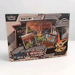 Pokemon TCG Black Bolt & White Flare Victini Illustration Collection Box - Image 1