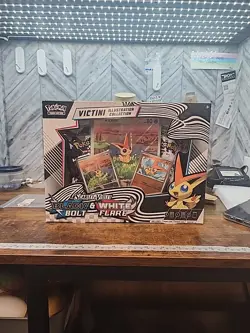 Pokemon TCG Black Bolt & White Flare Victini Illustration Collection Box - Image 3