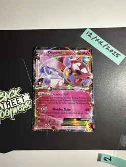 Diancie EX 72/124, Holo, XY Fates Collide, Pokemon TCG, Ultra Rare, 2016, NM - Image 1