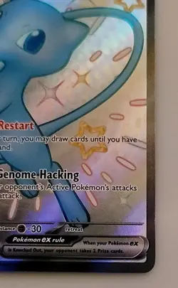 Pokemon TCG Mew EX 216/091 Paldean Fates Full Art Shiny Ultra Rare - Image 4