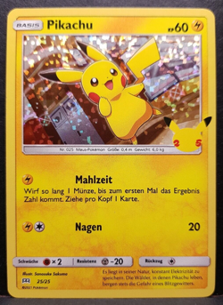 Pikachu 25/25 McDonald's Celebrations Holo Promo Pokemon Pokemon Karte DE NM - Image 1