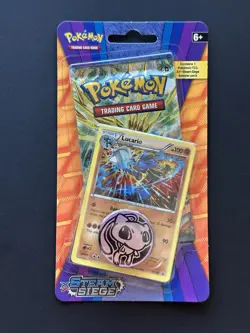 Pokemon XY Steam Siege Sealed Checklane Blister Lucario Promo - Image 1