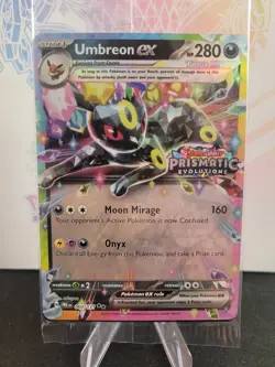 Umbreon Ex 60/131 Prismatic Evolutions Stamp Promo Pokemon TCG NM Near Mint Holo - Image 1