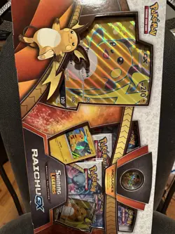 Sealed Pokemon Shining Legends Raichu GX Special Collection Box - Image 5