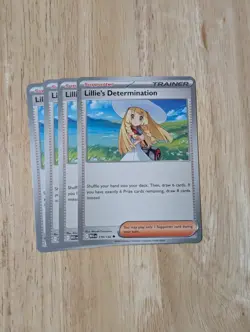 Pokemon TCG Mega Evolution Lillie's Determination x4 - Image 1