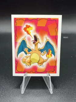 Charizard Merlin Pokemon Album Stickers #6 1999 Nm BD3 - Image 1