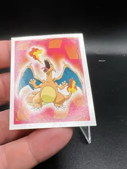 Charizard Merlin Pokemon Album Stickers #6 1999 Nm BD3 - Image 2