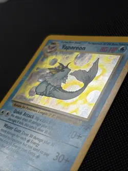1999 Pokemon Jungle WotC 12/64 Vaporeon Holo - Image 3