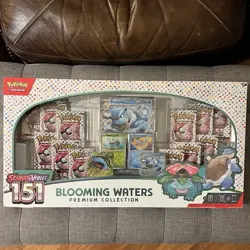 Pokemon TCG Scarlet & Violet 151 Blooming Waters Premium Collection Set SEALED - Image 1