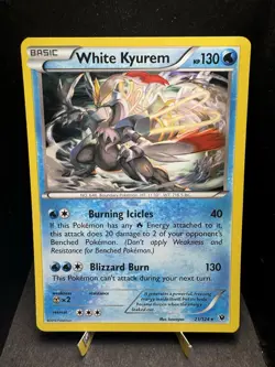 Pokemon TCG XY Fates Collide White Kyurem 21/124 Holo Rare NM! - Image 1
