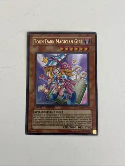 Yu-Gi-Oh HOLO Toon Dark Magician Girl JUMP-EN010 Limited Edition Ultra Rare - Image 1