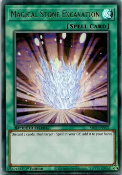 Yugioh Magical Stone Excavation SS05-ENV02 1st Edition Ultra Rare NM - Image 1