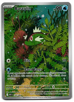 Basculin 108/086 - Illustration Rare Pokemon TCG White Flare 2025 Holo - NM Card - Image 1