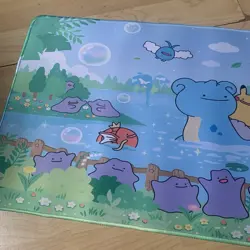 Pokemon Pikachu Ditto Rubber Playmat Play Mat For Tcg Trading Card Game Lapras - Image 2