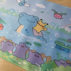 Pokemon Pikachu Ditto Rubber Playmat Play Mat For Tcg Trading Card Game Lapras - Image 4