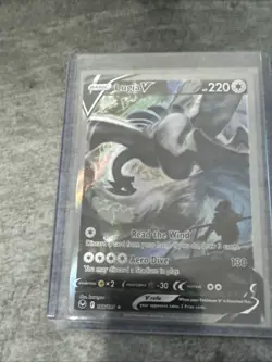 Lugia V (Alternate Full Art) 186/195 SWSH12: Silver Tempest Pokemon Card NM - Image 1