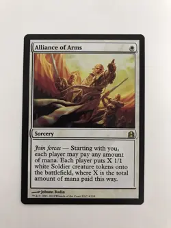 Alliance of Arms MTG Magic the Gathering Card NM Near Mint Commander - Image 1
