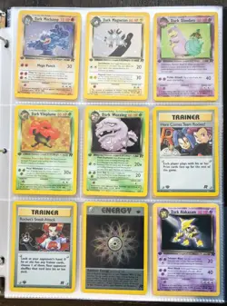 100% Complete 1st Edition Team Rocket Set 83/82 Vintage Pokemon Cards WOTC - Image 4