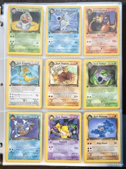 100% Complete 1st Edition Team Rocket Set 83/82 Vintage Pokemon Cards WOTC - Image 5