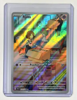 Pokemon TCG Ralts Scarlet & Violet Holo Illustration Rare Card 211/198 Base Set - Image 5