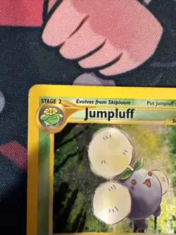 Pokemon TCG Jumpluff 7/111 Neo Genesis Base Set Unlimited Holo Rare Card - Image 2