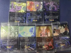 Dragon Ball Anime Art Card Set 7 Cards Goku Frieza Beerus Gohan Gogeta Japan - Image 2