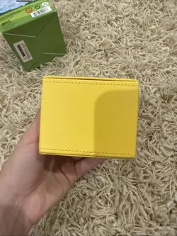 Ultra Pro Pokemon Pikachu Yellow Leatherette Flip Box Card Case Magnetic Closure - Image 5