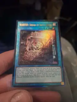 Wanted: Seeker of Sinful Spoils Prismatic Ultimate Rare Card RA03-EN074 - Image 1