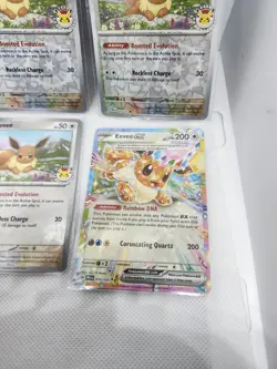 Lot of 5 Eevee 2025 Pokemon Day Promo Card 074/131 Swirl Prismatic Evolutions - Image 3