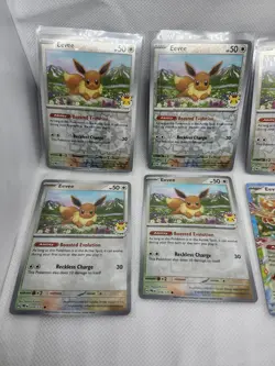 Lot of 5 Eevee 2025 Pokemon Day Promo Card 074/131 Swirl Prismatic Evolutions - Image 4