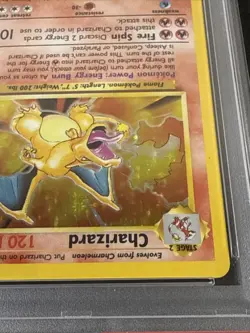 Pokemon Base Set Charizard Holo Rare Card 4/102 PSA 6 - Image 5