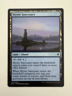 Mystic Sanctuary MTG Magic the Gathering Card NM Near Mint ELD - Image 1