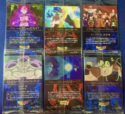 Dragon Ball Art Cards 6 Card Set Goku Black Gogeta Frieza Piccolo Raditz - Image 2