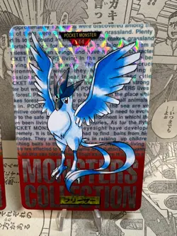 Pokemon Card Zapdos Articuno Carddass Prism Red Version 144 145 Japanese - Image 3