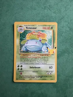 Pokemon Card Venusaur 15/102 25th Anniversary Celebrations NM - Image 1