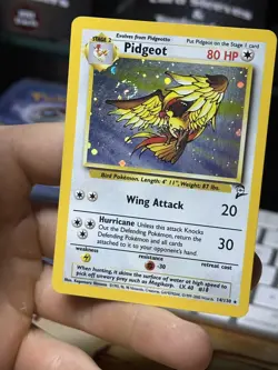 #2 Pidgeot 14/130 Base Set 2 2000 SWIRL Holo Rare WOTC Pokemon Card TCG - Image 5