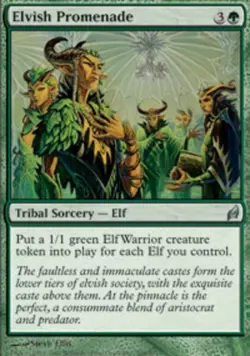 1 x Elvish Promenade - Lorwyn - Heavy Play - MTG - Image 1
