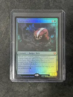 Magic The Gathering - Badgermole Cub Foil Avatar The Last Airbender - Image 1