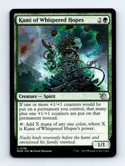 #196 2023 March of the Machine } Kami of Whispered Hopes Uncommon - Image 1