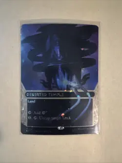 MTG Deserted Temple EOS 0101 M NM GALAXY FOIL Borderless - Image 2