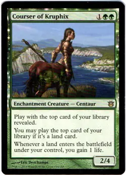 COURSER OF KRUPHIX 119 MAGIC: THE GATHERING BORN OF THE GODS (BNG) RARE - Image 1