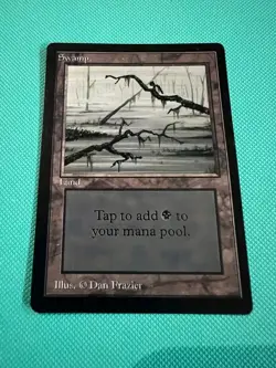 Swamp - Beta - MTG - Magic the Gathering - Image 1