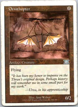 Magic the Gathering Ornithopter Core Set 6th Edition MTG Free Shipping! - Image 1