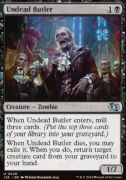 Undead Butler Foundations Jumpstart J25 500 MTG Regular - Image 1