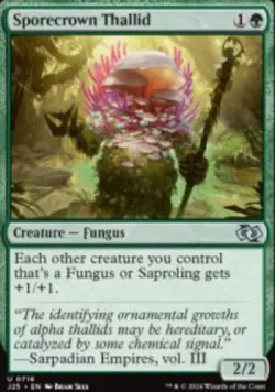 Sporecrown Thallid Foundations Jumpstart J25 718 MTG Regular - Image 2