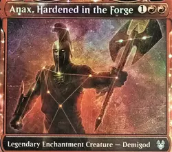 MTG Theros Beyond Death ANAX, HARDENED IN THE FORGE, Foil Showcase, THB 264 NM - Image 2
