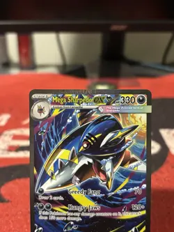 Pokemon TCG Phantasmal Flames MEGA SHARPEDO EX 127/094 IR - Image 2