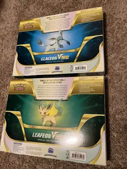Pokemon TCG Glaceon & Leafeon VSTAR Special Collection Box SETS - Factory Sealed - Image 2