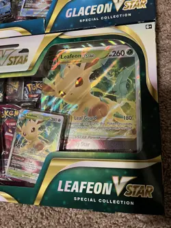 Pokemon TCG Glaceon & Leafeon VSTAR Special Collection Box SETS - Factory Sealed - Image 4
