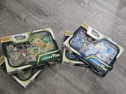 Pokemon TCG Leafeon V Star (x2) and Glaceon V Star(x2) Special Collection Boxes - Image 1